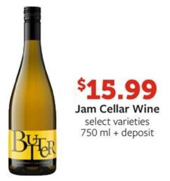 Fareway Jam Cellar Wine select varieties 750 ml offer