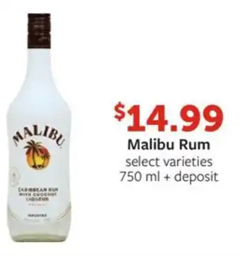 Fareway Malibu Rum offer