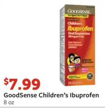 Fareway GoodSense Children's Ibuprofen 8 oz offer