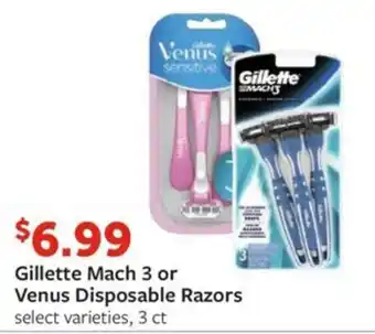 Fareway Gillette Mach 3 or Venus Disposable Razors offer