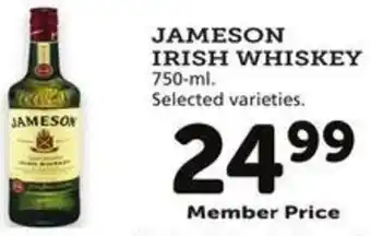 Andronico's JAMESON IRISH WHISKEY 750-ml. offer