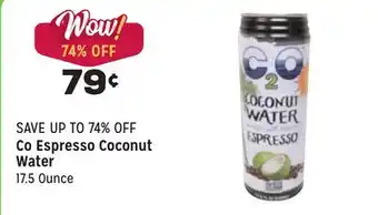 Grocery Outlet Espresso coconut water offer