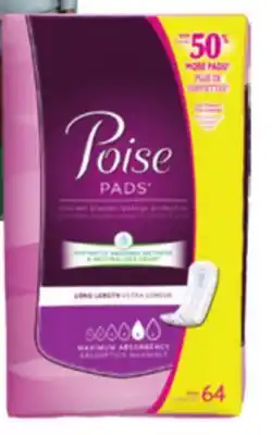 Rite Aid Poise adult protection pads offer