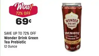 Grocery Outlet Green tea prebiotic offer