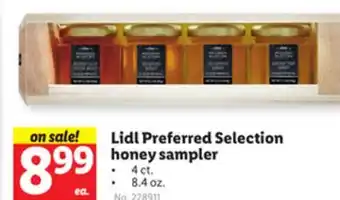 Lidl Lidl preferred selection honey sampler offer