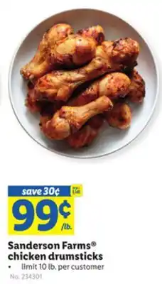 Lidl Sanderson farms chicken drumsticks offer