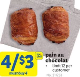 Lidl Pain au chocolat offer