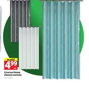 Lidl Livarno home shower curtain offer