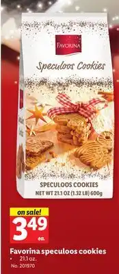 Lidl Favorina speculoos cookies offer