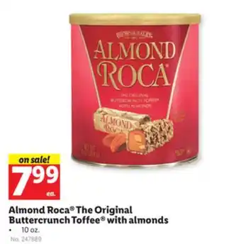 Lidl Almond roca the original buttercrunch toffee with almonds offer