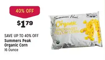 Grocery Outlet Organic corn offer