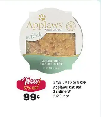 Grocery Outlet Cat pot sardine w offer