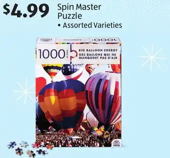 Aldi Spin master puzzle offer
