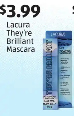 Aldi Lacura they' re brilliant mascara offer