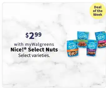 Walgreens Nice! select nuts offer