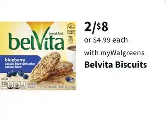 Walgreens Belvita biscuits offer