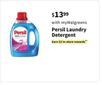 Walgreens Persil laundry detergent offer