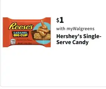 Walgreens Hershey's single- serve candy offer