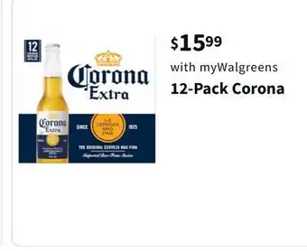 Walgreens 12-pack corona offer