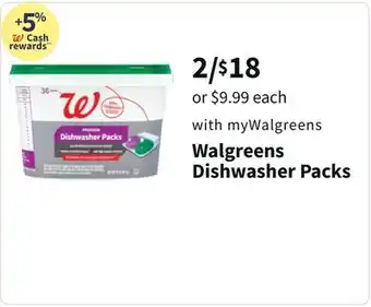 Walgreens Walgreens dishwasher packs offer