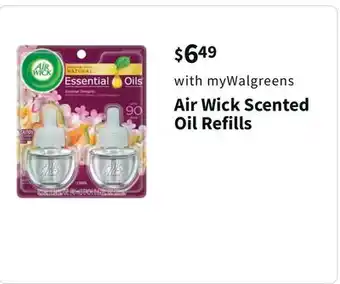 Walgreens Air wick scented oil refills offer