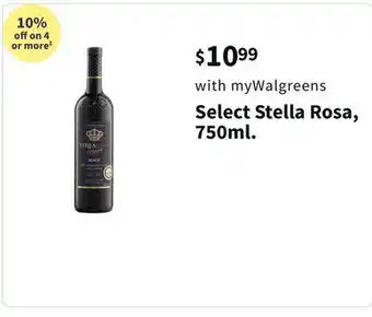 Walgreens Select stella rosa, 750ml offer
