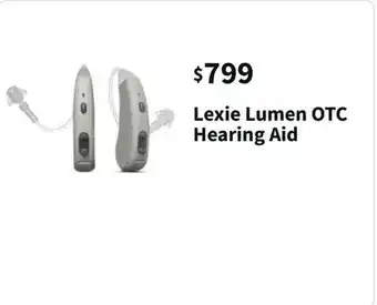 Walgreens Lexie lumen otc hearing aid offer