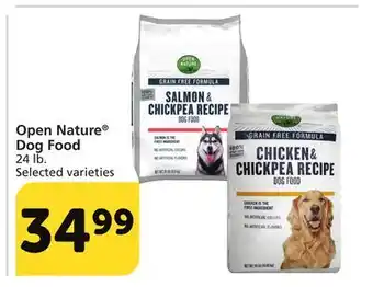 Albertsons Open nature dog food offer