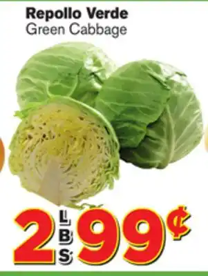 El Super Fresh Green cabbage offer