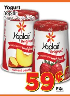 El Super Fresh Yoplait yogurt cups offer