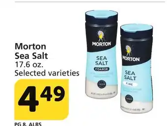Albertsons Morton sea salt offer