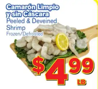 El Super Fresh Peeled & deveined shrimp offer