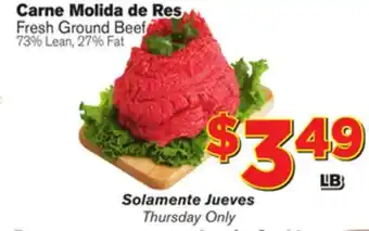 El Super Fresh Fresh ground beef offer