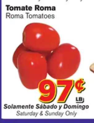El Super Fresh Roma tomatoes offer