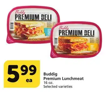 Albertsons Buddig premium lunchmeat offer