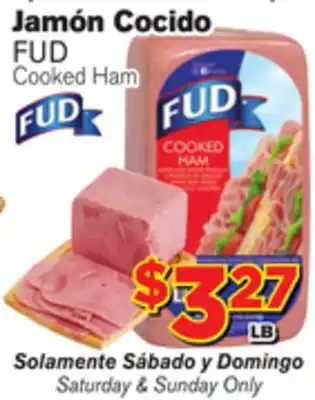 El Super Fresh Fud cooked ham offer