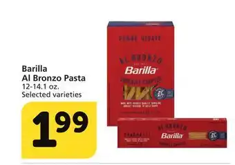 Albertsons Barilla al bronzo pasta offer