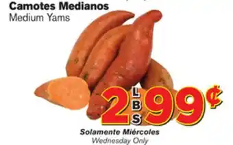 El Super Fresh Medium yams offer
