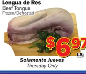 El Super Fresh Beef tongue offer