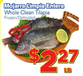 El Super Fresh Whole clean tilapia offer