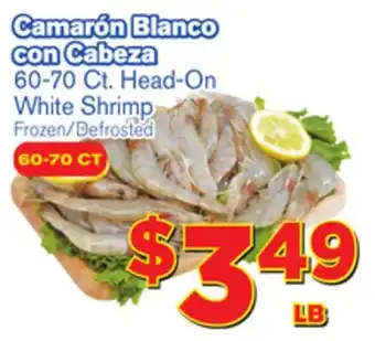 El Super Fresh Head-on white shrimp offer