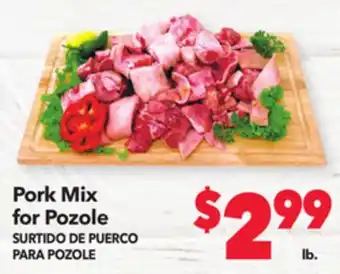 Vallarta Supermarkets Pork mix for pozole surtido de puerco para pozole offer