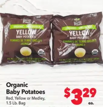 Vallarta Supermarkets Organic baby potatoes offer