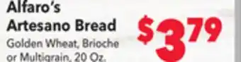 Vallarta Supermarkets Alfaro's artesano bread offer