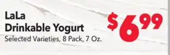 Vallarta Supermarkets Lala drinkable yogurt offer