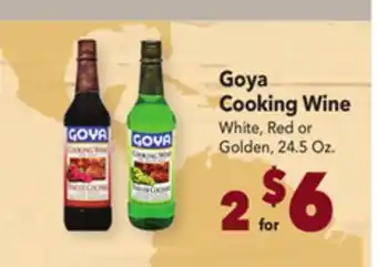 Vallarta Supermarkets Goya cooking wine offer