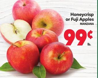 Vallarta Supermarkets Honeycrisp or fuji apples offer