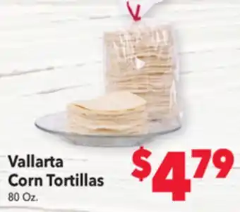 Vallarta Supermarkets Vallarta corn tortillas offer