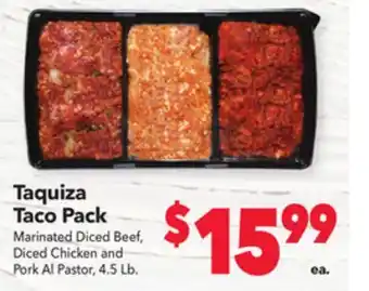 Vallarta Supermarkets Taquiza taco pack offer