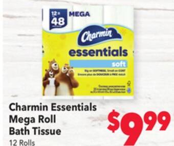 Vallarta Supermarkets Charmin essentials mega roll bath tissue offer